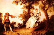 Nicolas Lancret Woman on a Swing oil painting reproduction